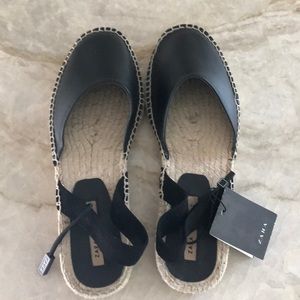 Zara sling back espadrille size 39